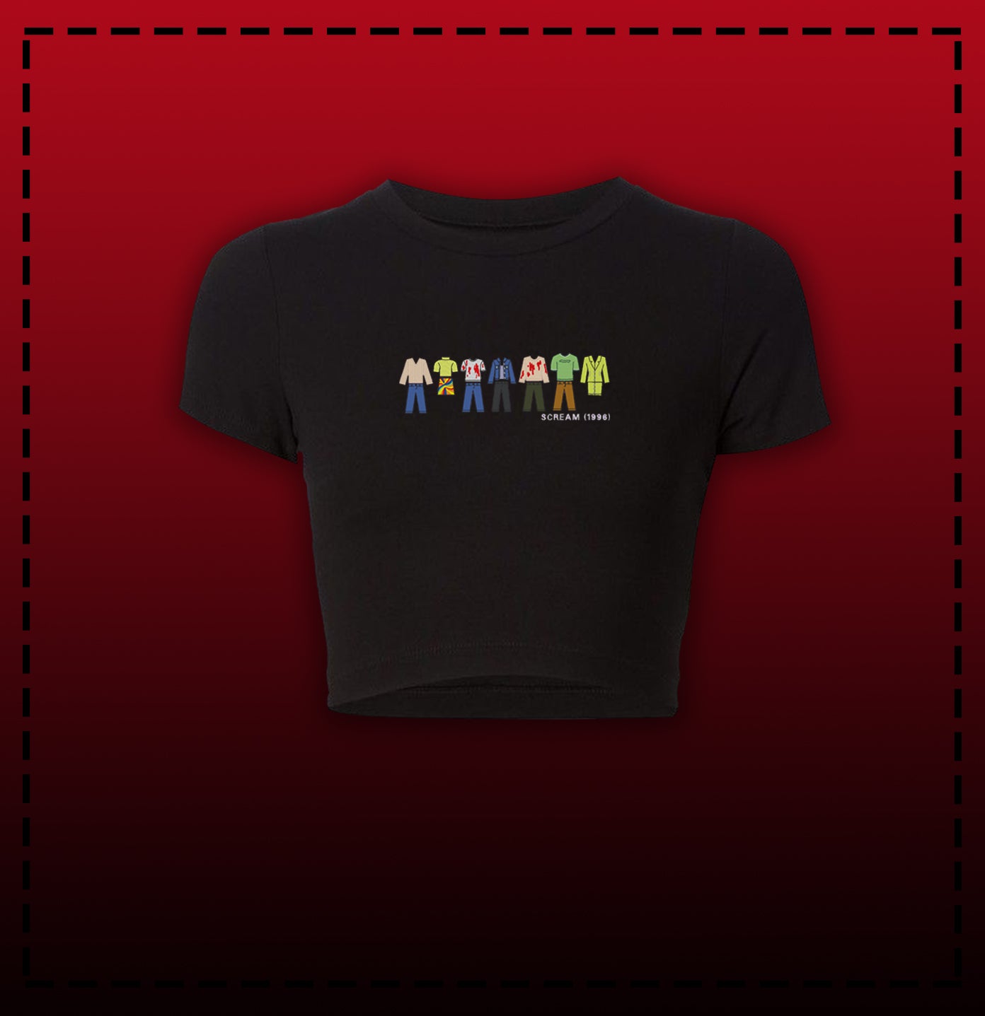 1996 Costume Cropped Tee