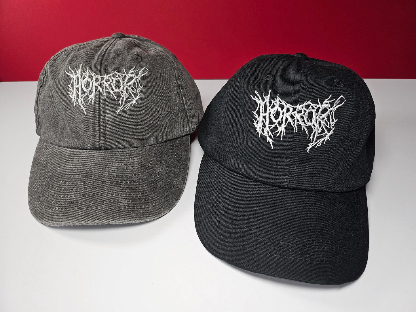 Metal Horror Dad Caps