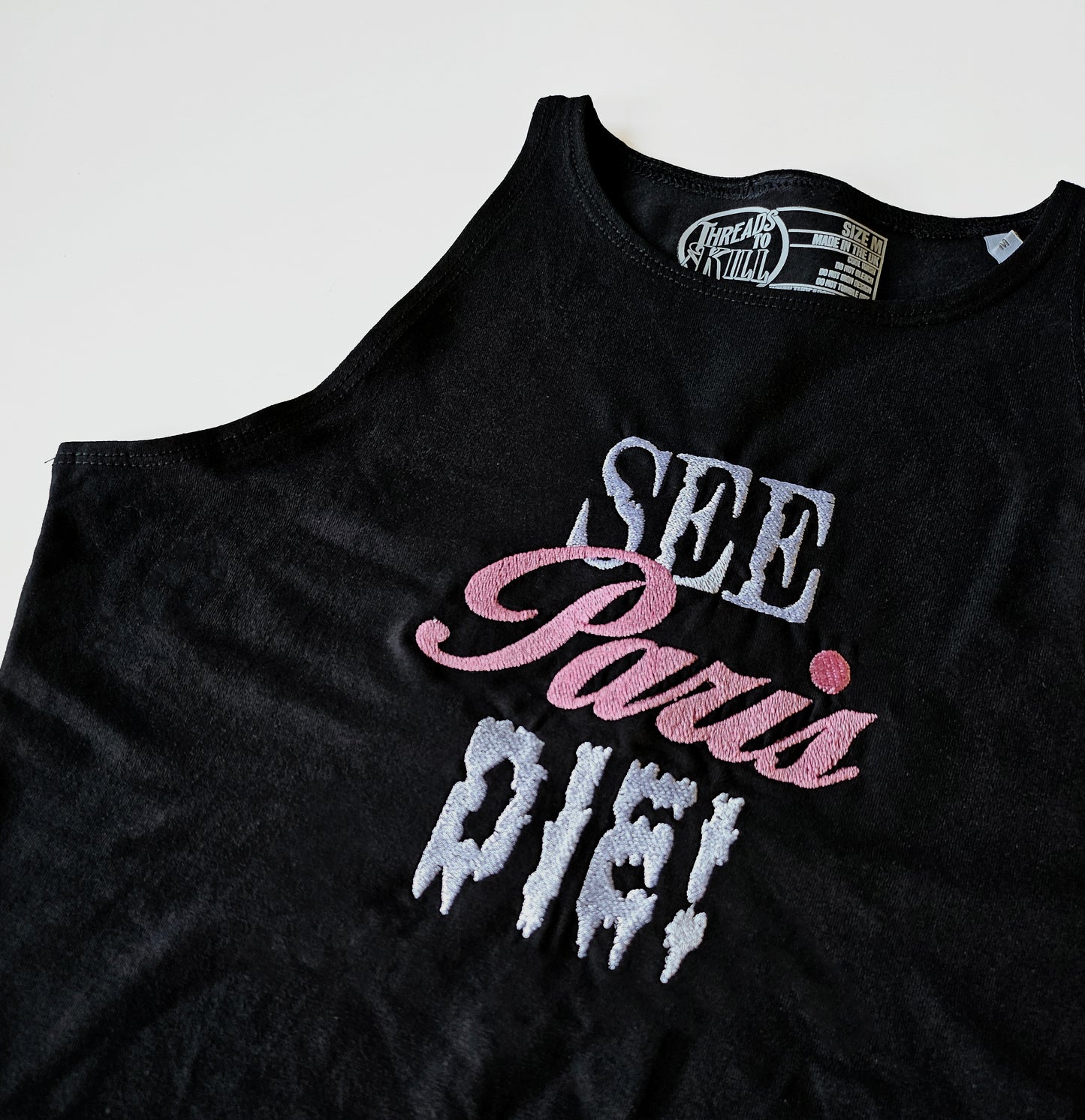 See Paris Die Cropped Tees/Tshirts