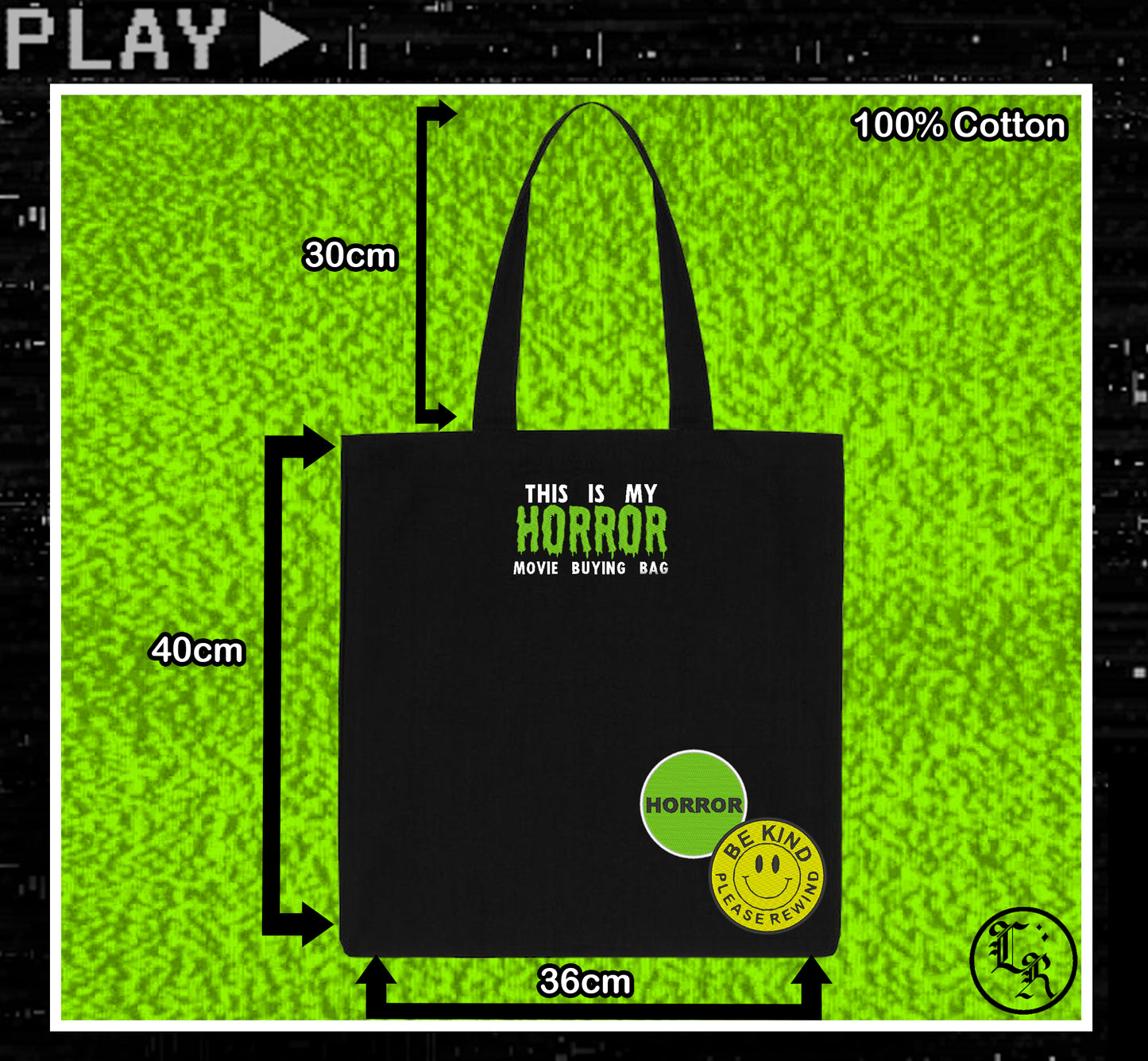 Horror Movie Buying Tote Bag