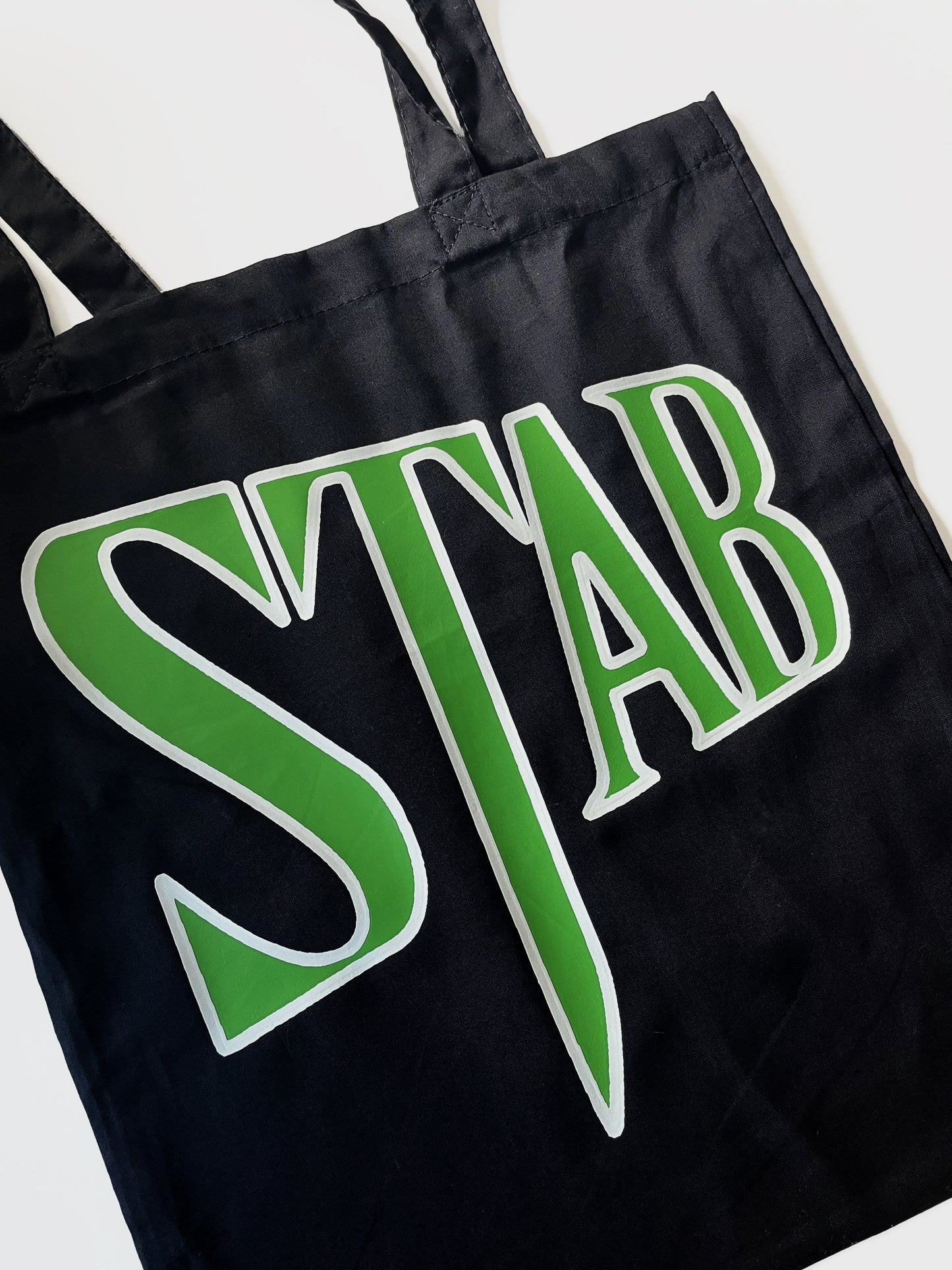 Glow in the Dark Stab Tote Bag