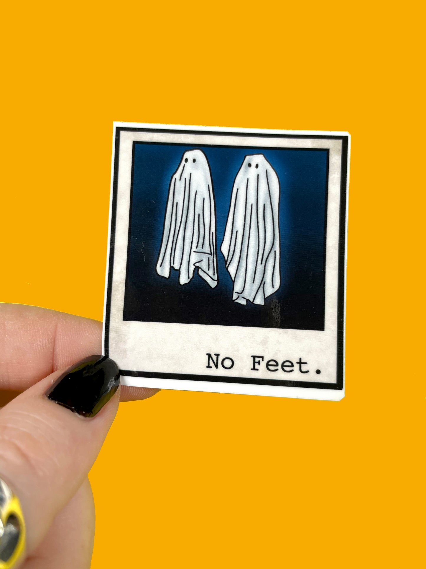 No Feet Sticker