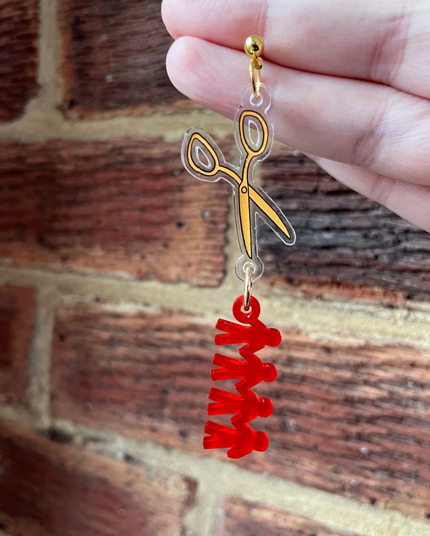 Tethered earrings