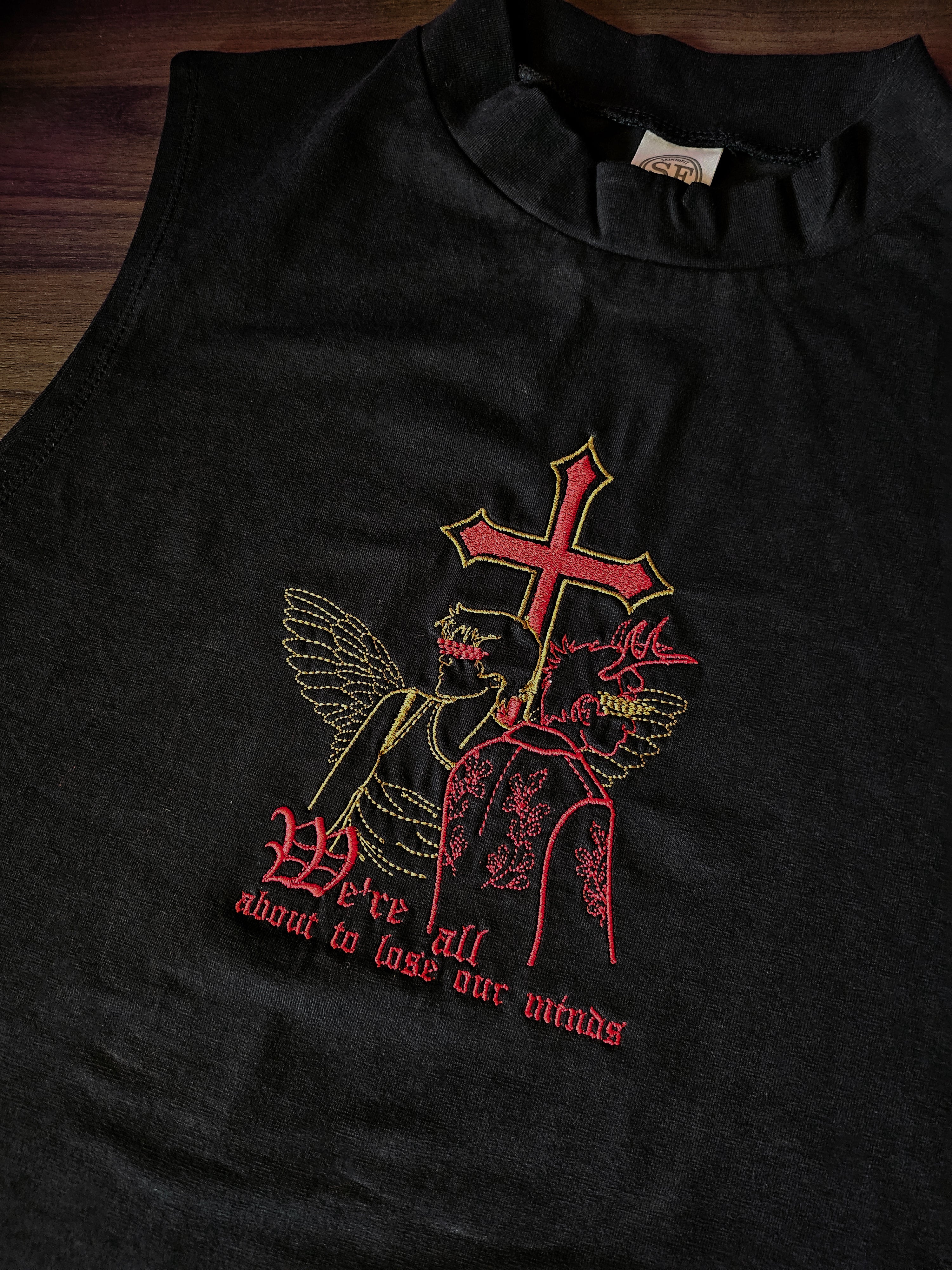 We're All About to Lose Our Minds Cropped Tees/Tshirts