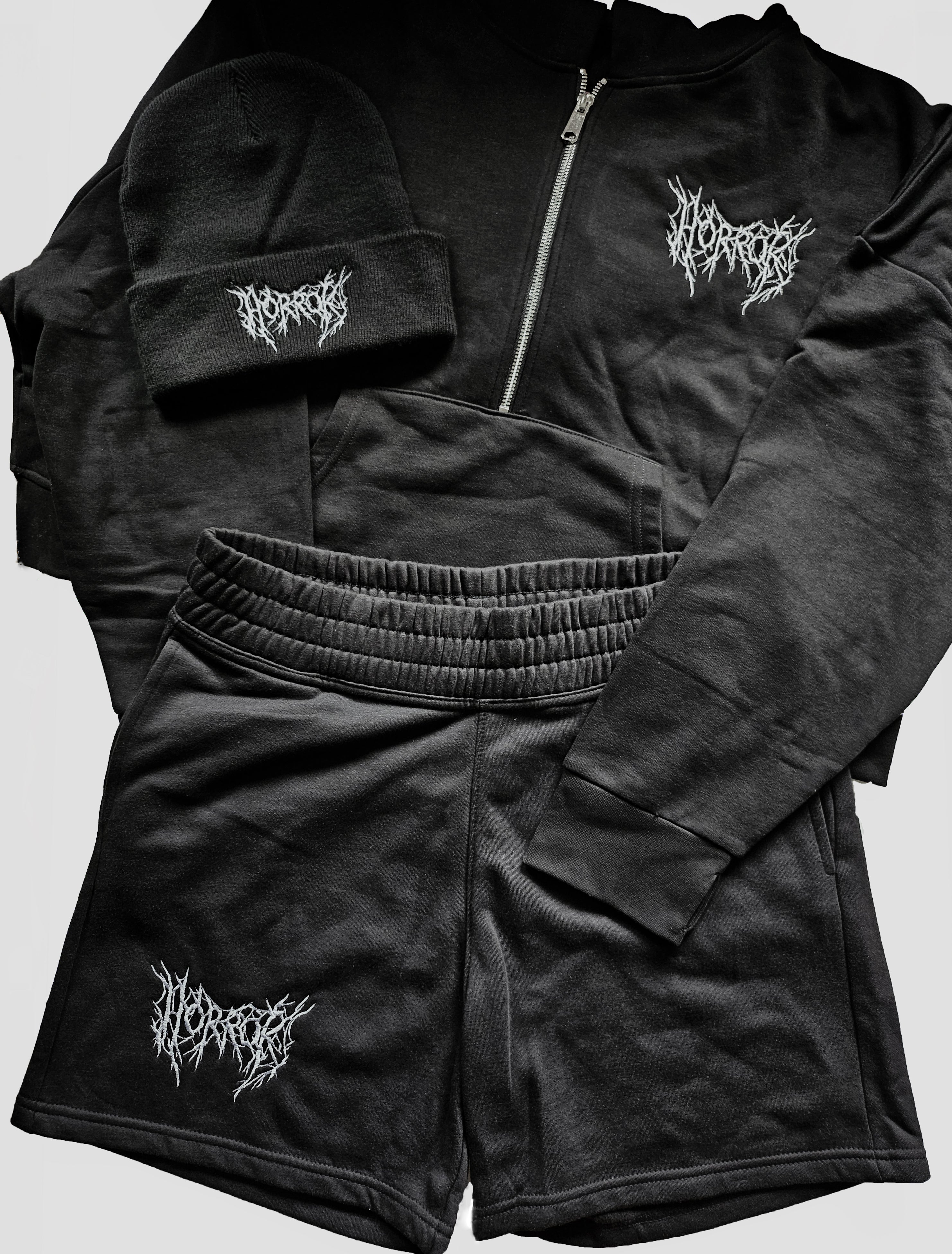 Metal 'Horror' Jogger Shorts