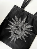 Spooky Island Glitter Tote Bag