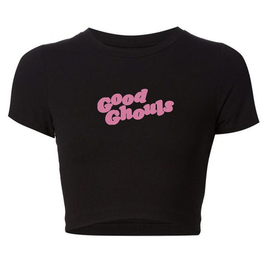 Good Ghouls Cropped Tee