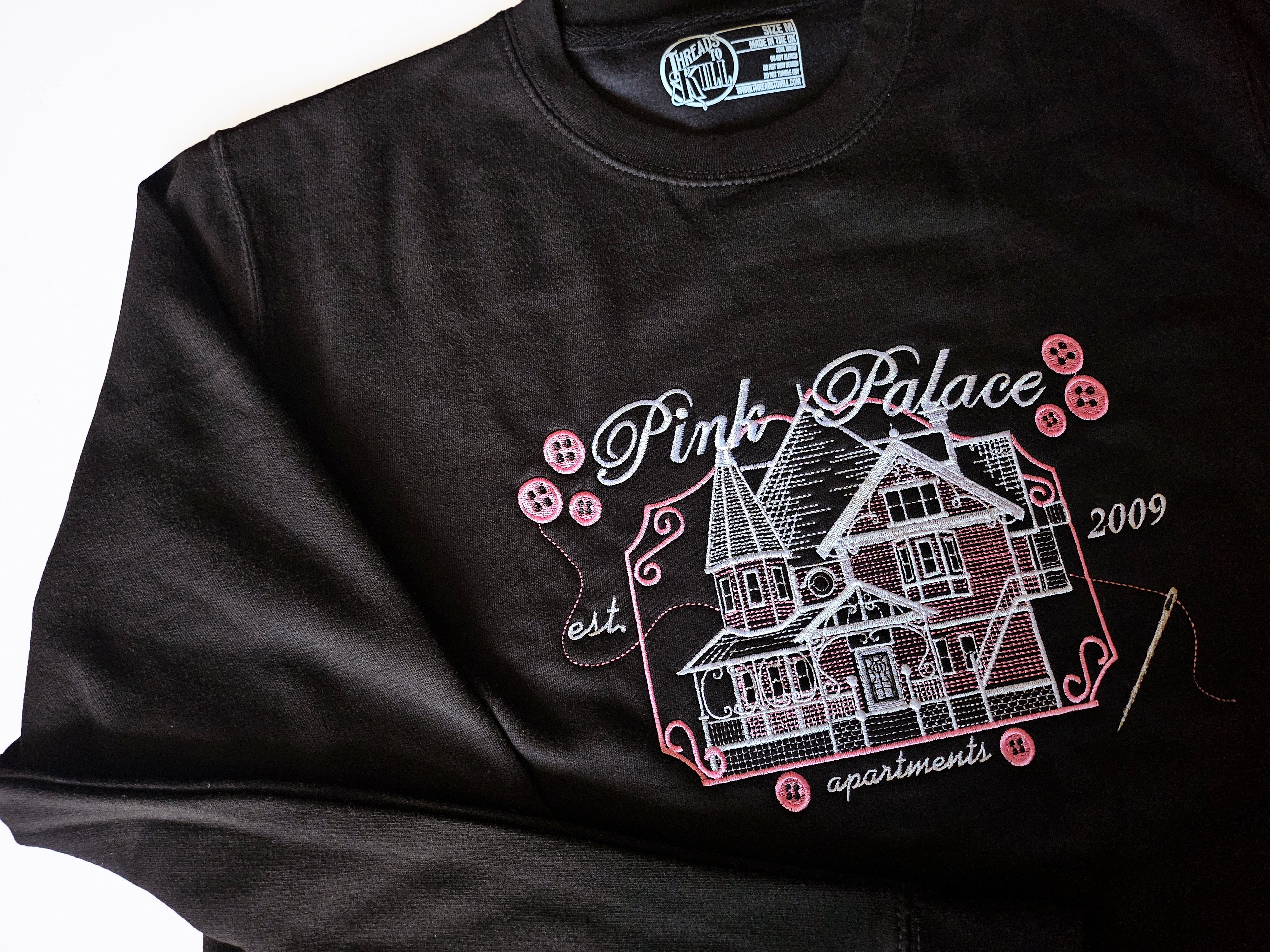 Pink Palace Sweatshirt Threads to Kill