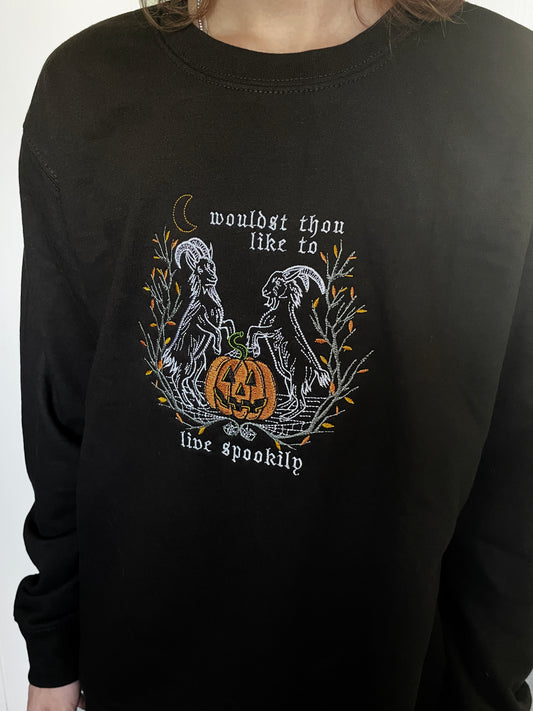 Live Spookily Sweatshirts