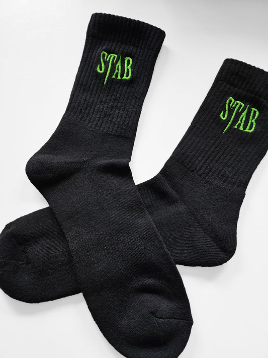 Stab Embroidered Sport Socks