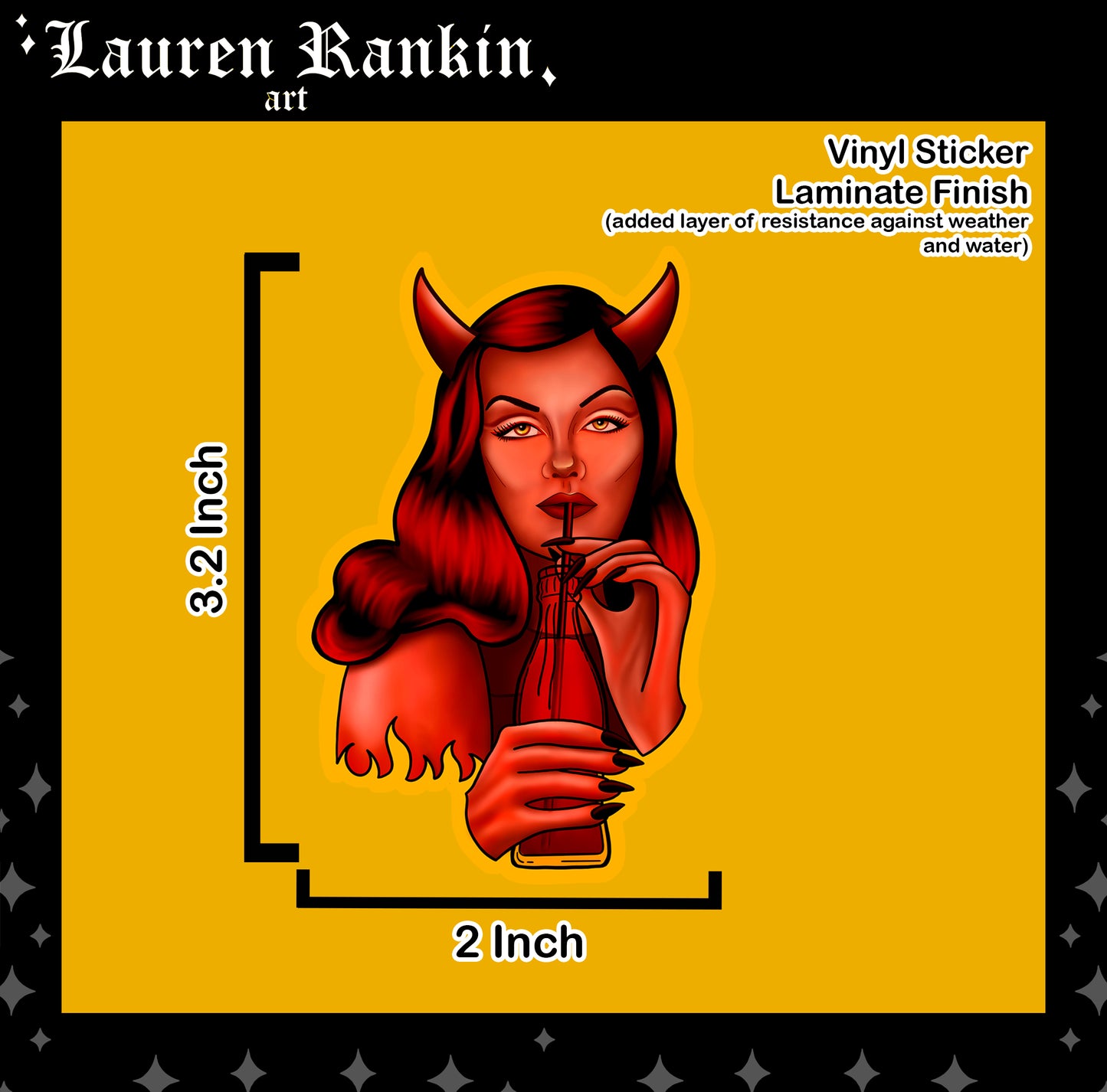 Devil Woman Sticker