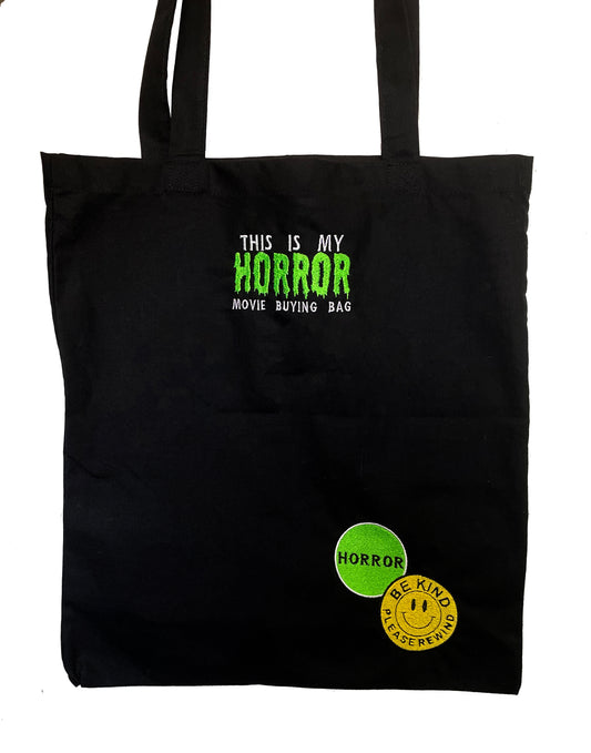 Horror Movie Buying Tote Bag